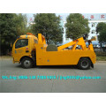 Famoso Dongfeng 5 ton rotator reboque caminhão, caminhão de reboque wrecker pequeno à venda no Quirguistão